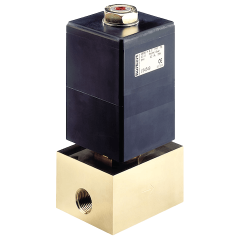 Burkert 2/2-Way Solenoid Control Valve, 2836